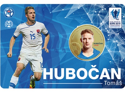 Zberateľská karta "TOMÁŠ HUBOČAN"