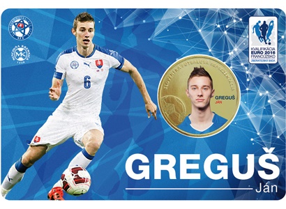 Zberateľská karta "JÁN GREGUŚ"