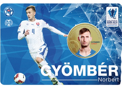 Zberateľská karta "NORBERT GYOMBÉR"