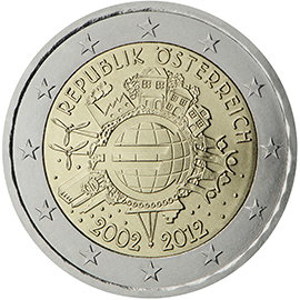 2012 10 Rokov Euro Meny 2012 10 Rokov Euro Meny