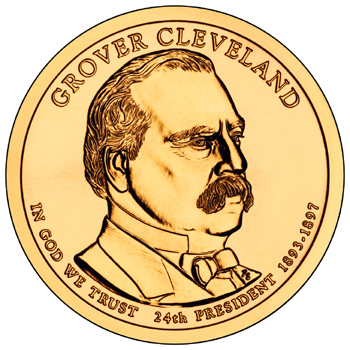 Dollar 2012 P UNC USA G.Cleveland 24th