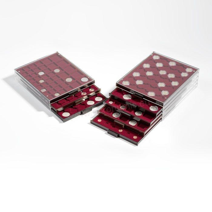 Mincový box MB na 20 kruhových otvorov pre &Oslash; 38 mm, dymový (MB20R)