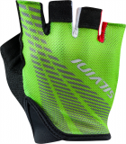 Pánske cyklistické rukavice Silvini Team MA1412 green-black