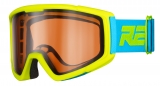 Detské lyžiarske okuliare Relax Slider HTG30 neon. žltá/modrá/oranžová šošovka