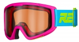 Detské lyžiarske okuliare Relax Slider HTG30A ružová/modrá/oranžová šošovka