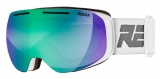 Lyžiarske okuliare Relax Axis HTG67A biela/modrá šošovka