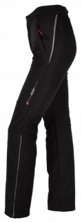 Dámske skrátené softshellové nohavice SILVINI Mia WP319S čierne