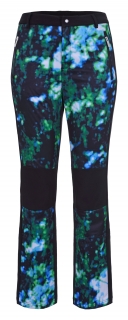 Dámske lyžiarske softshellové nohavice Icepeak Etna 54103-380 zelený akvarel