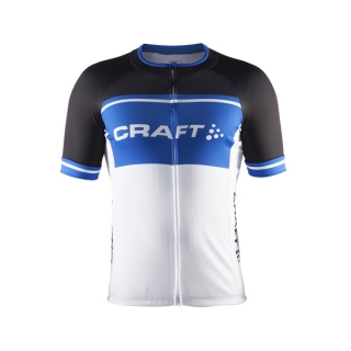 Pánsky cyklistický dres Craft Classic Jersey čierna / modrá