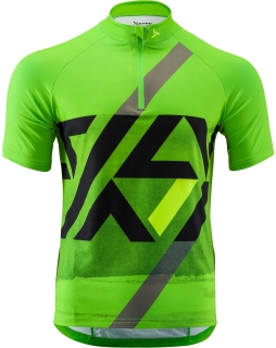 Pánsky cyklistický dres Silvini Gallo green-black