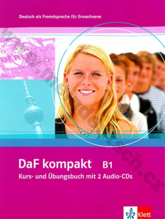 DaF kompakt B1 - 3. diel učebnice nemčiny a pracovný zošit vr. 2 audio-CD