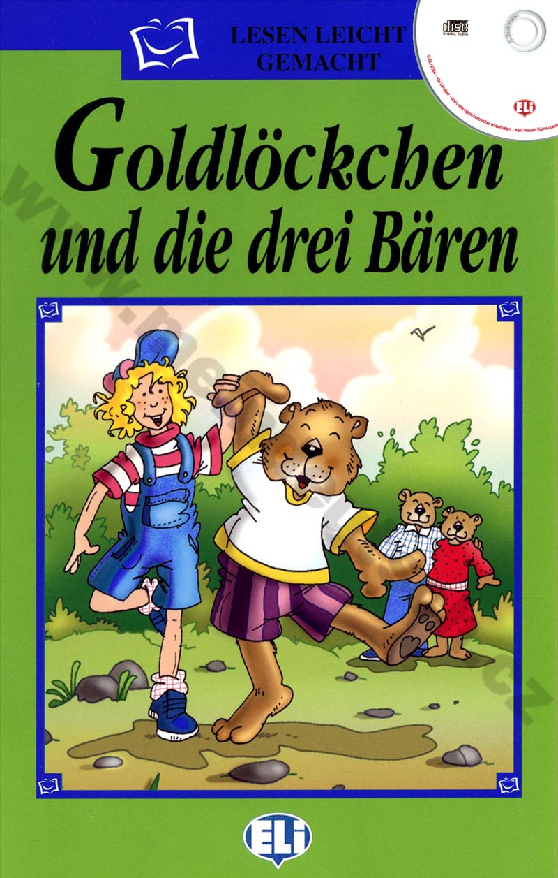 Goldlöckchen und die drei Bären - zjednodušené čítanie vr. CD v nemčine pre deti