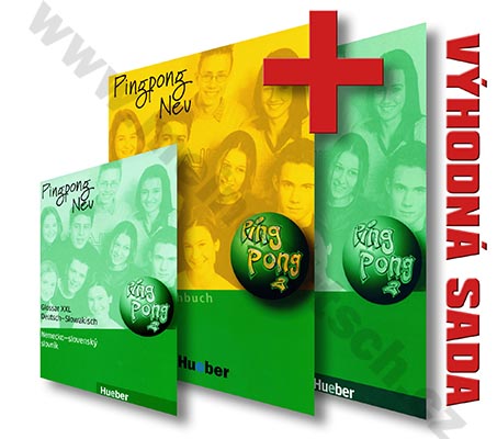 Pingpong 2 Neu - paket SK vydanie (učebnica, pracovný zošit a slovenský glossar)