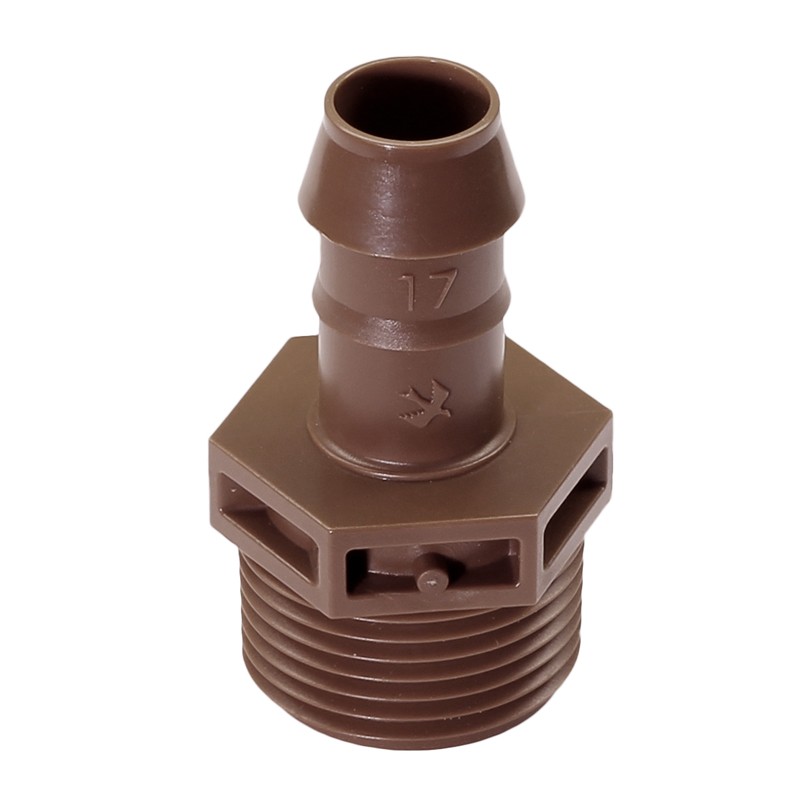 Nástrčná prechodka s 3/4‘‘ VOZ na kvapkovacie potrubie 16 mm