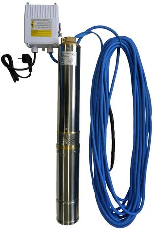 20m PONORNÉ ČERPADLO 4" AQUANAUT 96 C/8 230V; 0,37KW BEZ KÁBLA