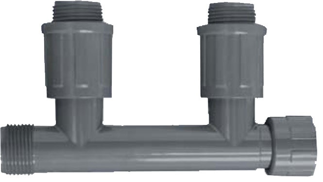 Rozdelovač Holendrový 2T-kus RB1301-210  1’’ x VN Z 3x 1’’ Vo Z