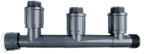 Rozdelovač Holendrový 3T-kus RB1301-310  1’’ x VN Z 4x 1’’ Vo Z