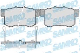 Suzuki SX4 6/06- zadné platničky Sada / SAMKO / 