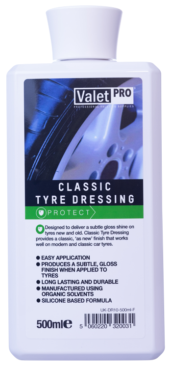 ValetPRO Classic Tyre Dressing - Lesk na pneu vode odolný 500ml