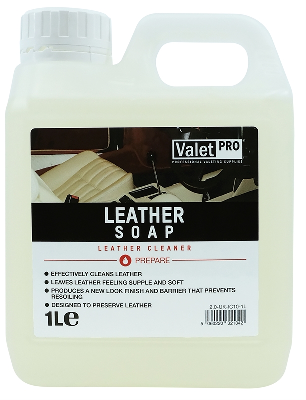 ValetPRO Leather Soap - Šampón na kožu 1L