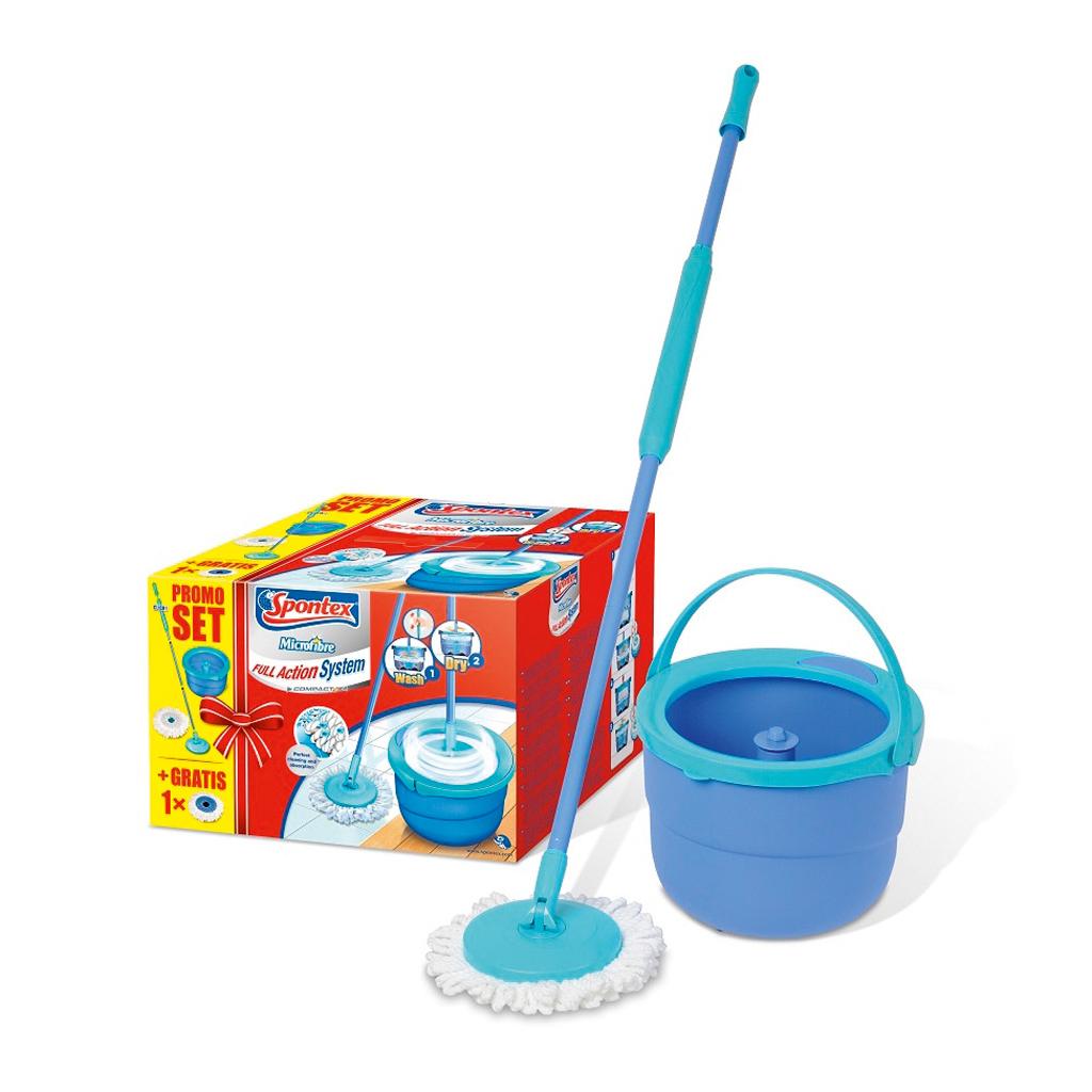 Mop súprava Spontex Full Action System Plus-red box