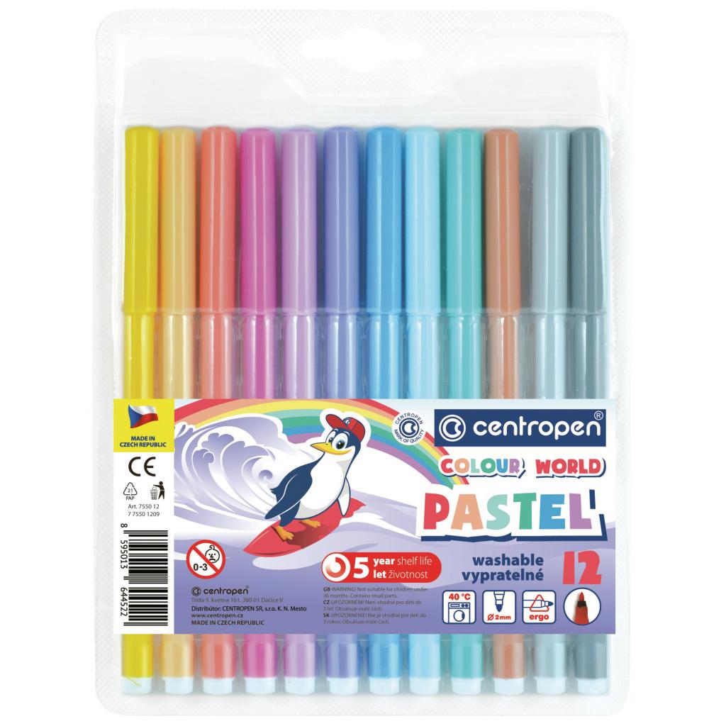 Fixky Centropen 7550/12ks pastel