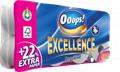 Toaletný papier, 3 vrstvový, 8 kotúčový, "Ooops! Excellence"