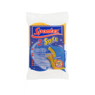 Hubka na riad viskózna Spontex Top Clean 2 kusy