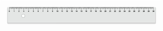Pravítko KOH 742610, priehľadné, 30 cm