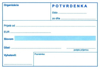Potvrdenka A6 samoprepis