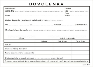 Dovolenka A6, samoprepis
