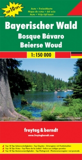 Bavorský les 1:150t TOP séria (Nemecko) automapa Freytag Berndt