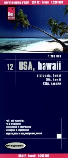 USA 12 Havaj (Hawaii) 1:200t skladaná mapa RKH