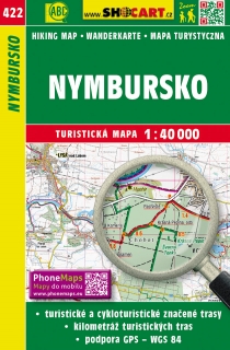 422 Nymbursko turistická mapa 1:40t SHOCart