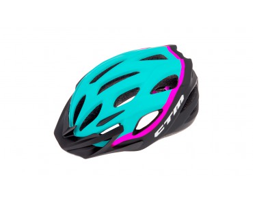 Prilba CTM LOOP, čierna/fialová/modrozelená, L/XL 170,63