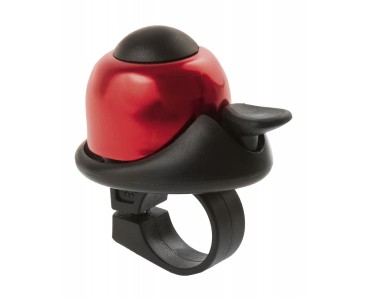 Zvonček mini BELL, na karte, červený 420143