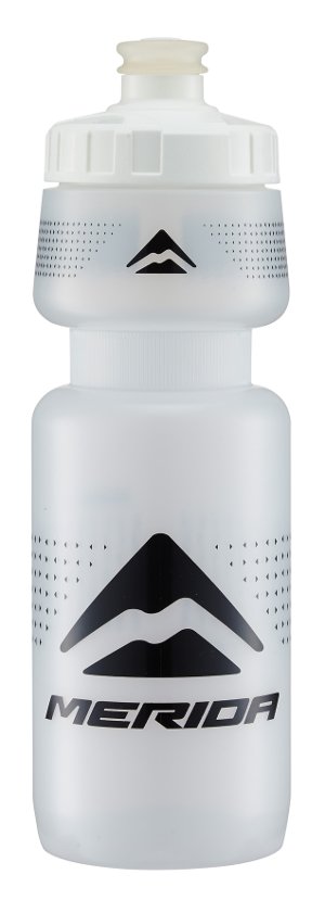 Fľaša 2818 MERIDA V-logo čierna/transparent 0.7 l  FLA2818