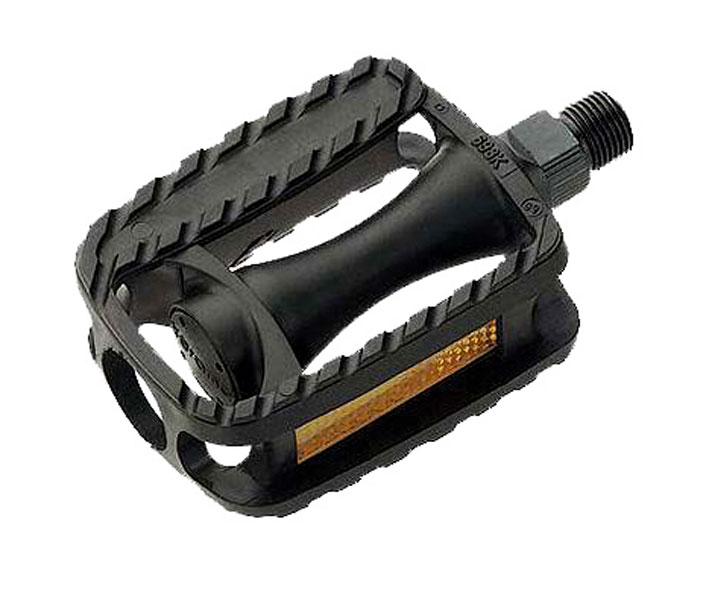  Pedále KID 1/2 PP plast čierne detské malý závit guličkové  400698