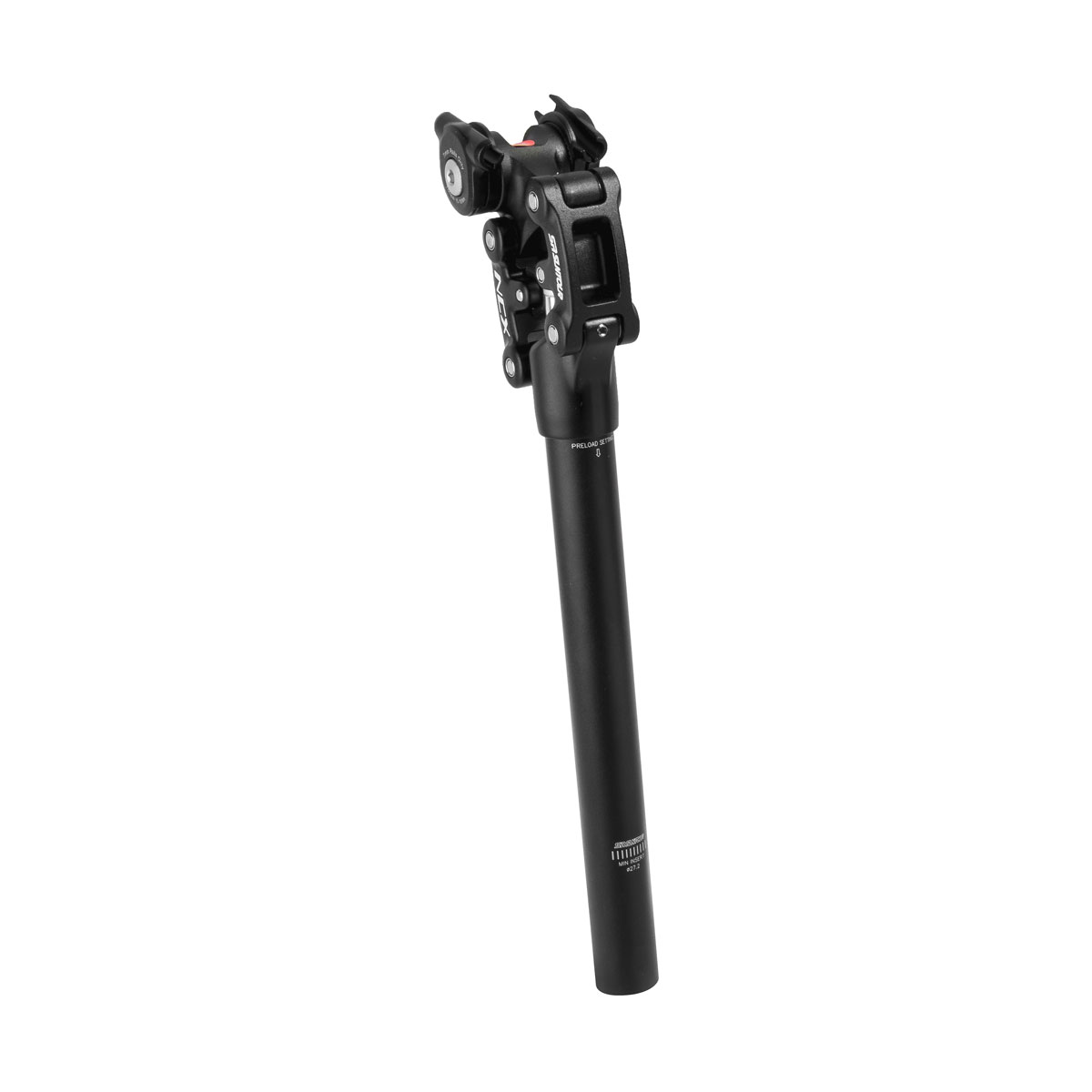Sedlovka NCX 350mm paralel čierna  14762
