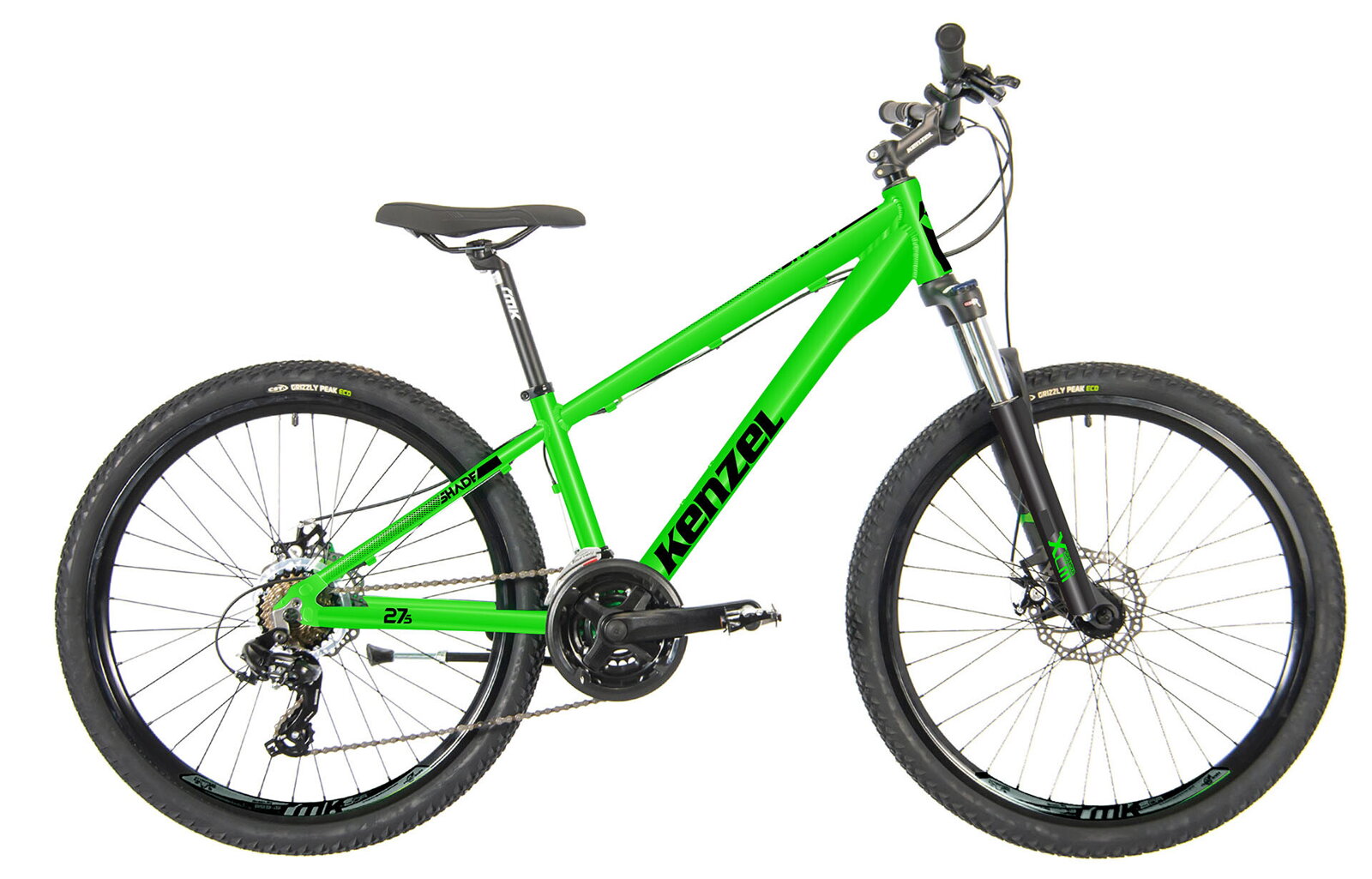 Bicykel Kenzel 26" SHADE DISC SF26 JUNIOR 15"  M6 fluo green 26213656116615V
