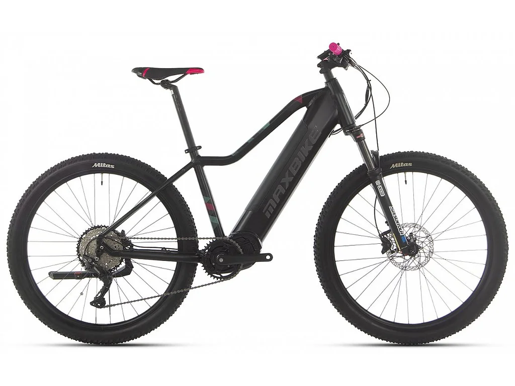 ebike MAXBIKE FREYA 2.1 M-16.5" čierna/ružová M410 20Ah 748011071