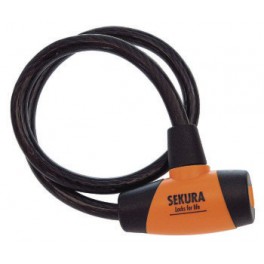 Zámok Sekura, na kľúč 12x850 mm,na karte,dymový 82001027
