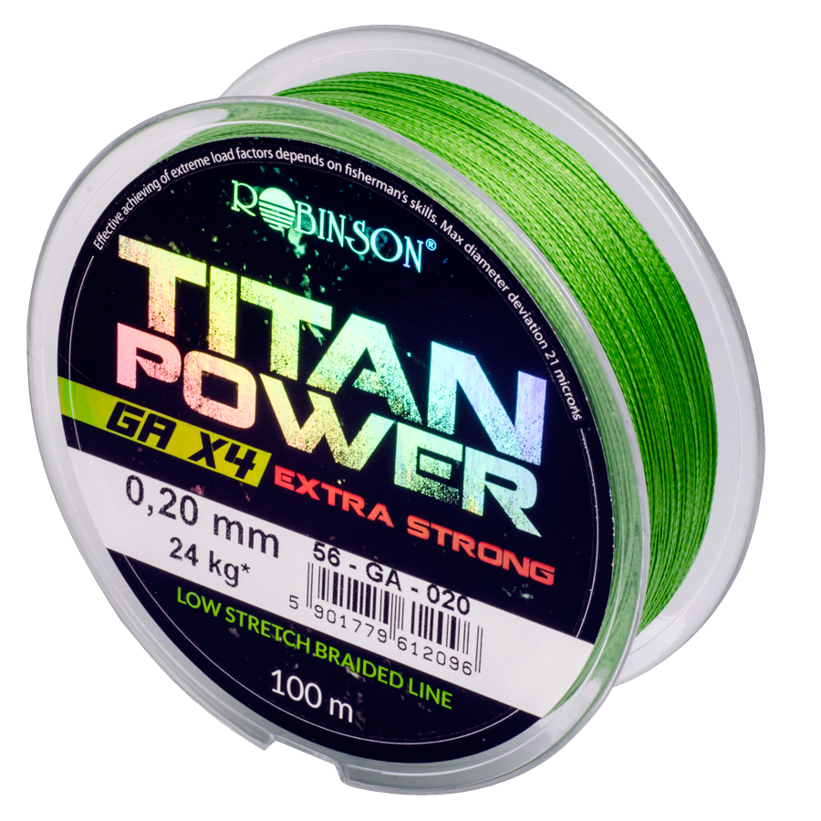 Šnúra Titan Power GA X4 0.14mm (100m)