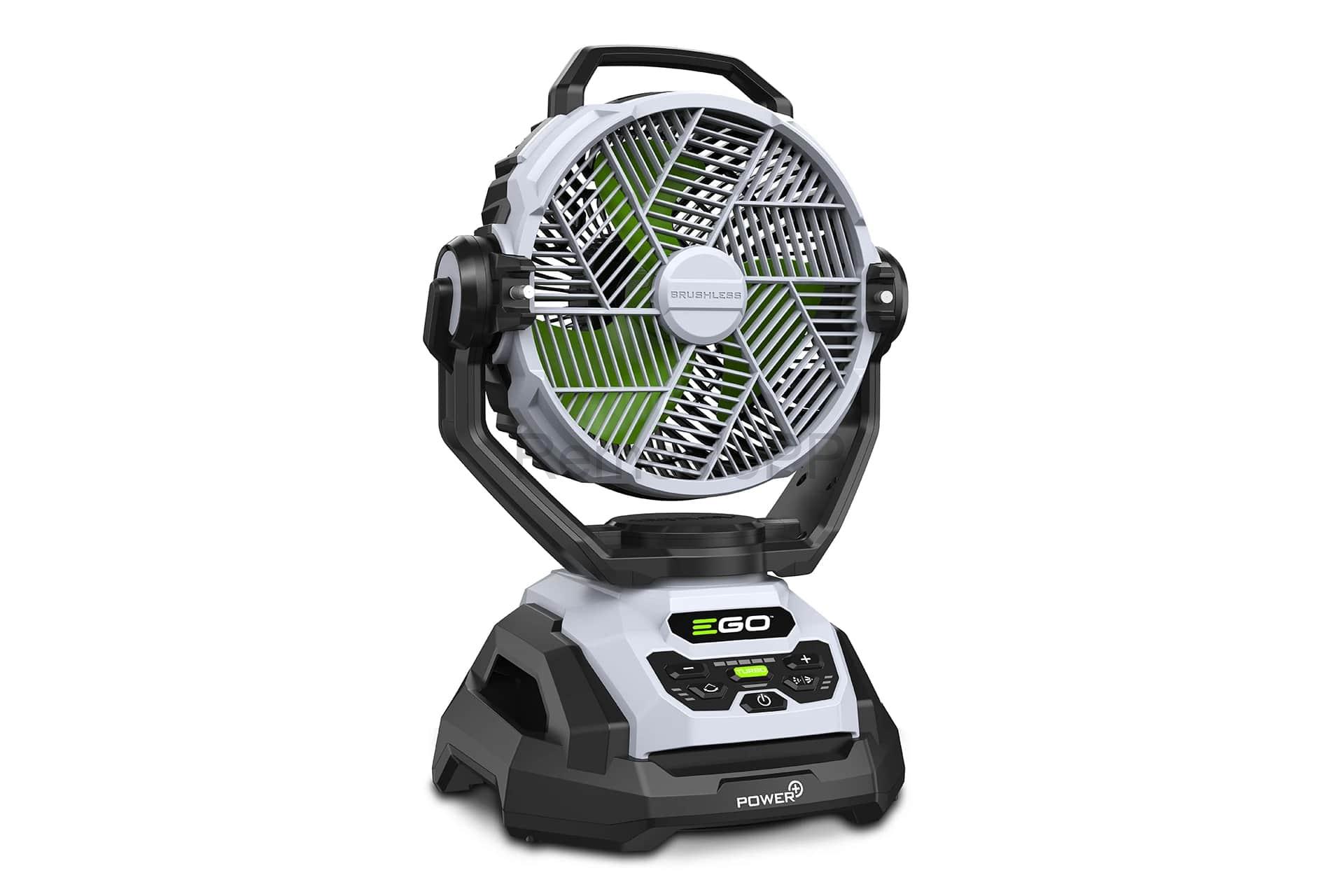 EGO POWER+ Akumulátorový ventilátor s rozprašovačom SADA