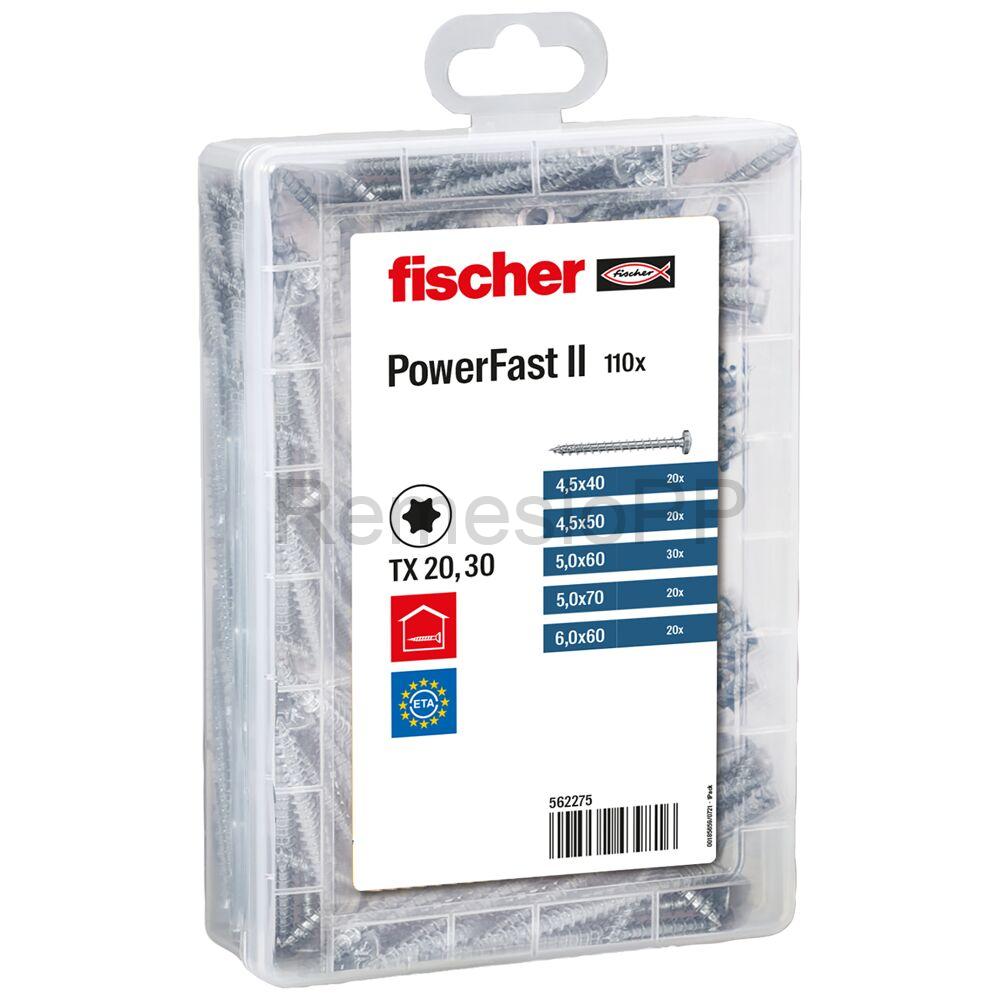 FISCHER PROFI-BOX  skrutky FPF II TX poľgulatá hlava