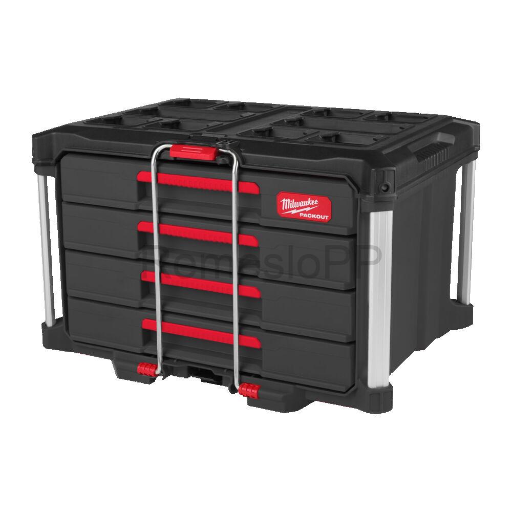 MILWAUKEE PACKOUT™ box so 4 zásuvkami