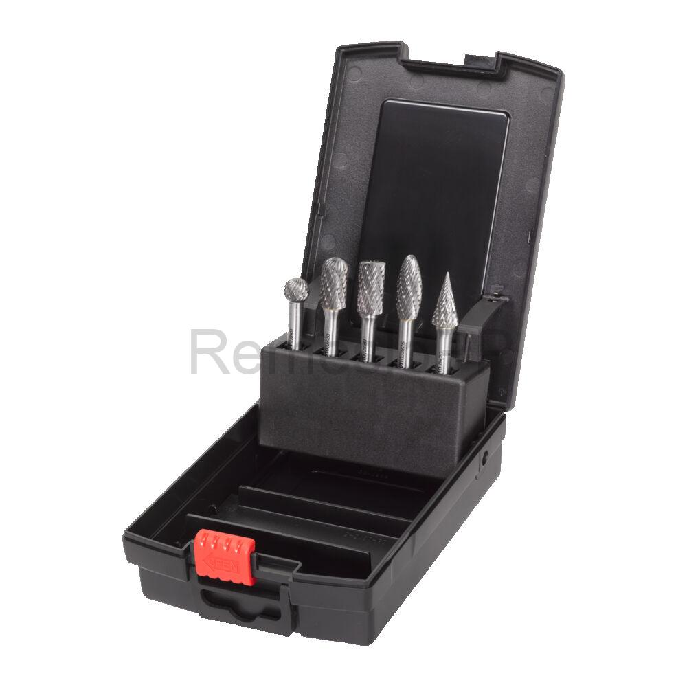 MILWAUKEE sada fréz na kov s TC 6x12,7mm - 5 ks