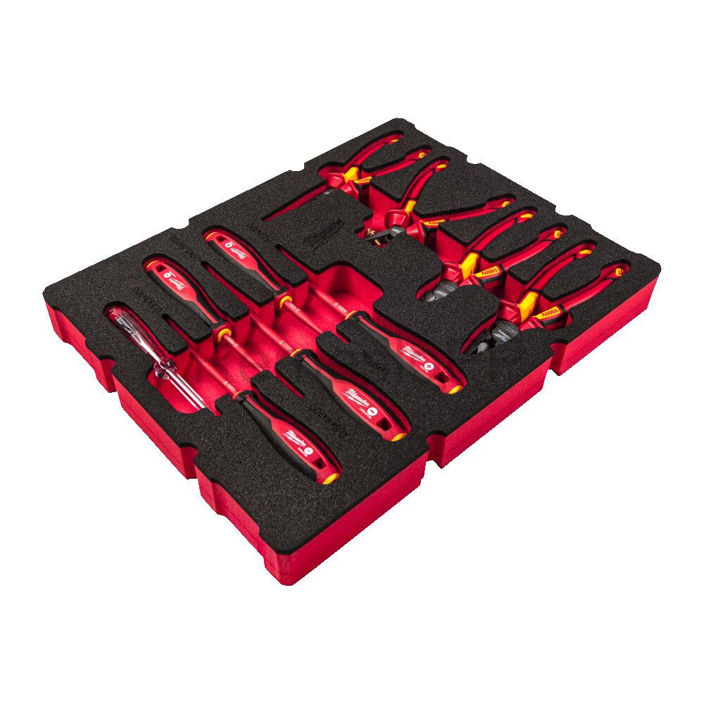 MILWAUKEE PACKOUT™ elektrikárska sada 10 ks