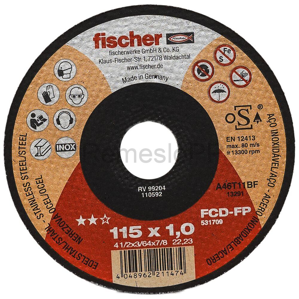 FISCHER rezný kotúč FCD-FP 115x1,0x22,23 plus, bal. 25 ks