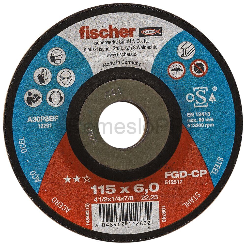 FISCHER brúsny kotúč FGD-CP 115x6,0x22,23 CARBON, 1 ks